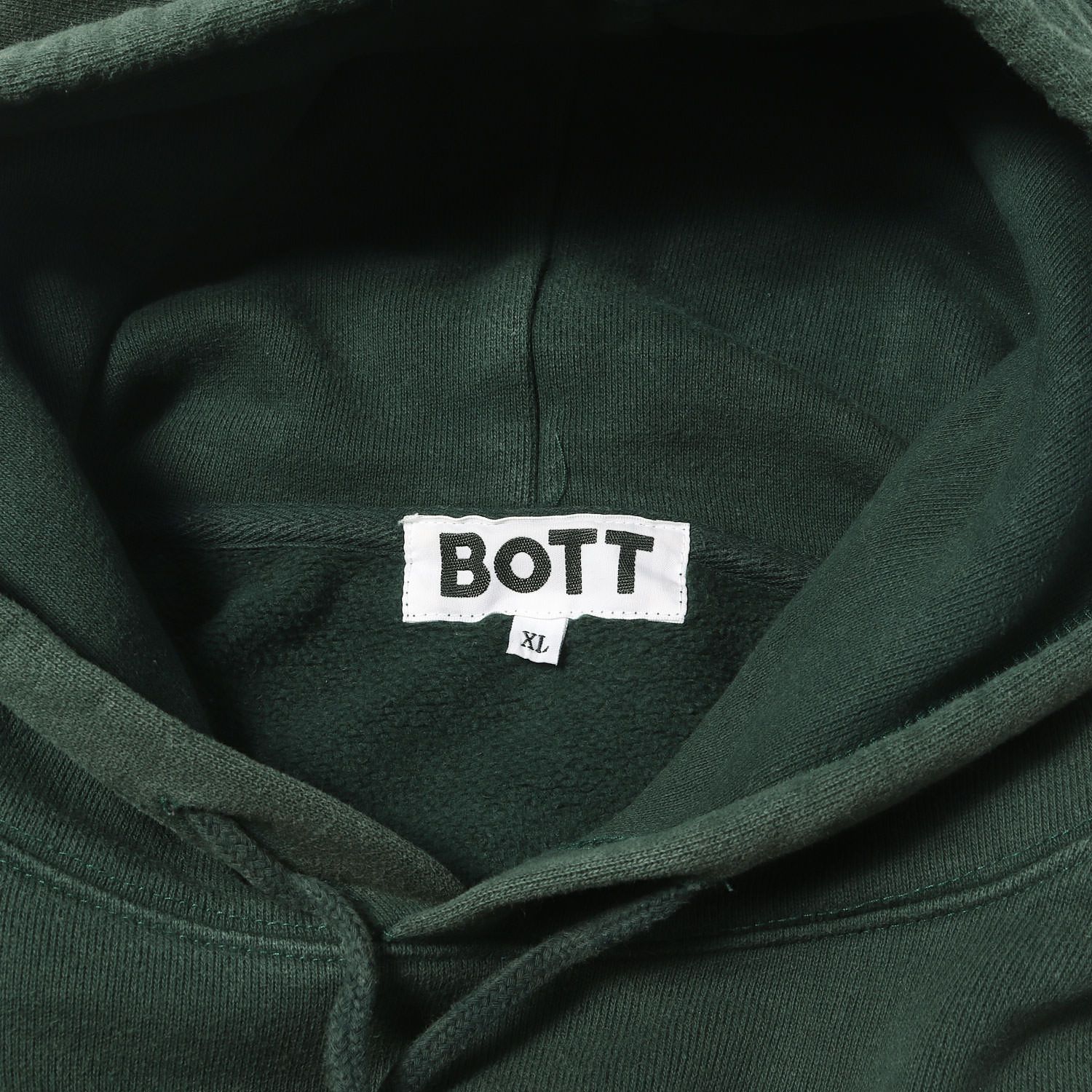BoTT ボット パーカー グリーン サイズ:XL 21AW ロゴワッペン刺繍