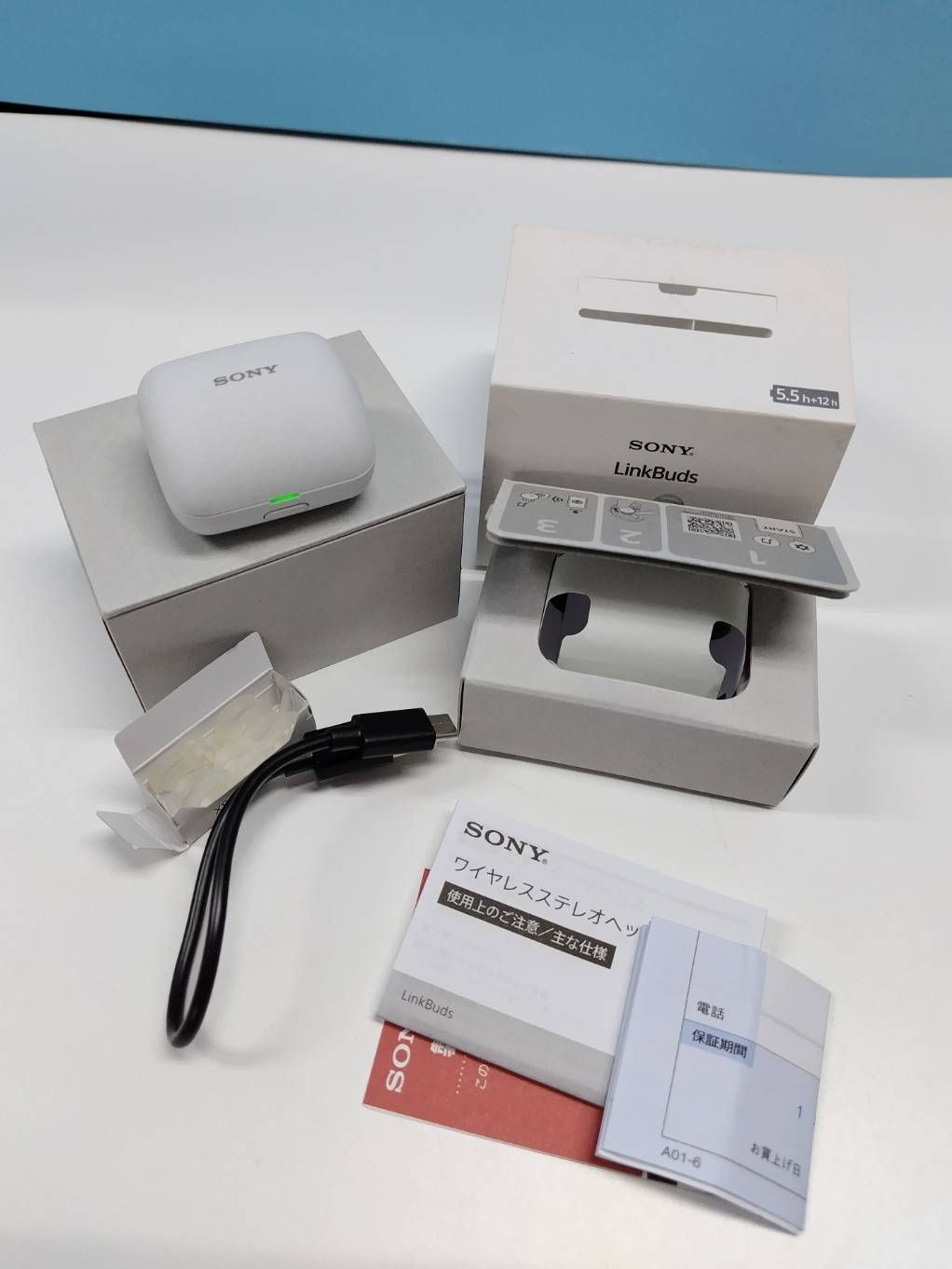 良品】SONY LinkBuds WF-L900/WM ワイヤレスイヤホン ホワイト - メルカリ