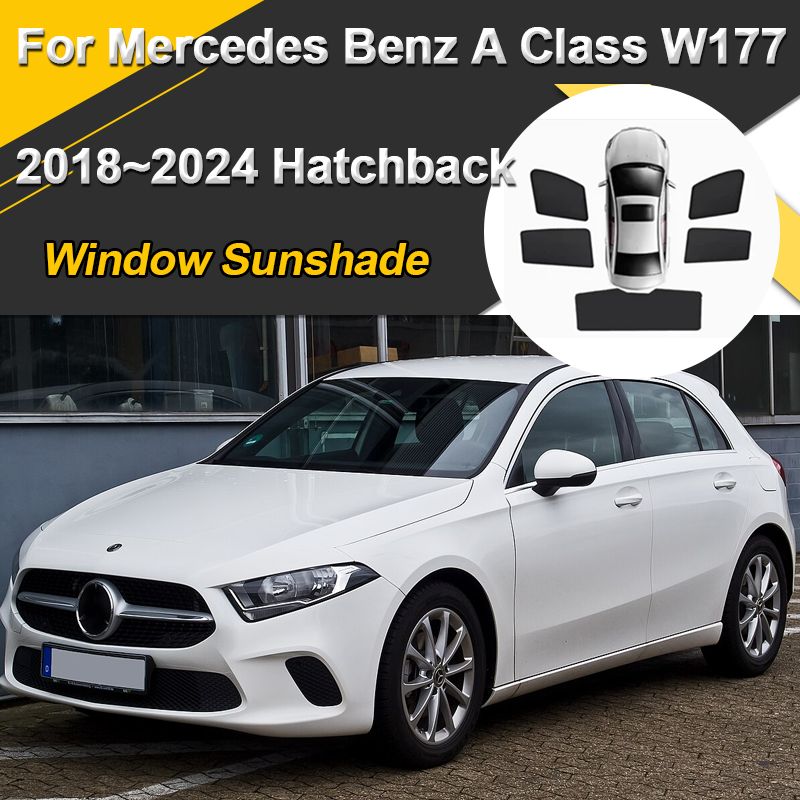 メルセデスベンツ Aクラス W177 2018〜2024 サンシェード 磁気メッシュ UVカット