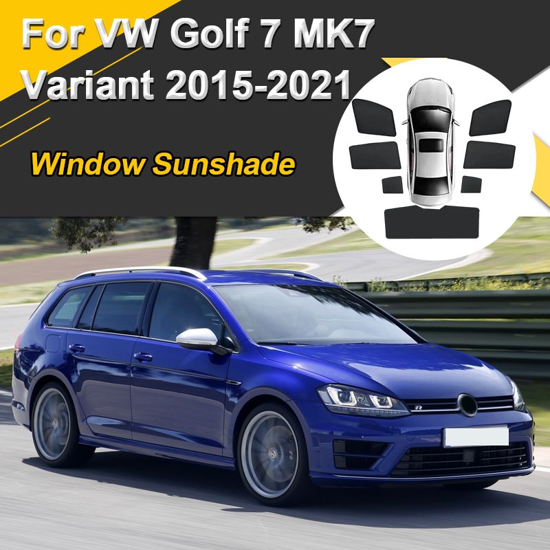 VW フォルクスワーゲン ゴルフ7 MK7 バリアント 2015〜2021対応 磁気メッシュサンシェード