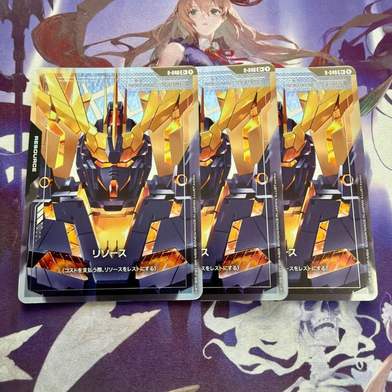 ガンダムカードゲーム　ファントムアリア　バンシィ・ノルン　パラレル5枚セット ユニコーンガンダム2号機 バンシィ・ノルン(デストロイモード) 3枚