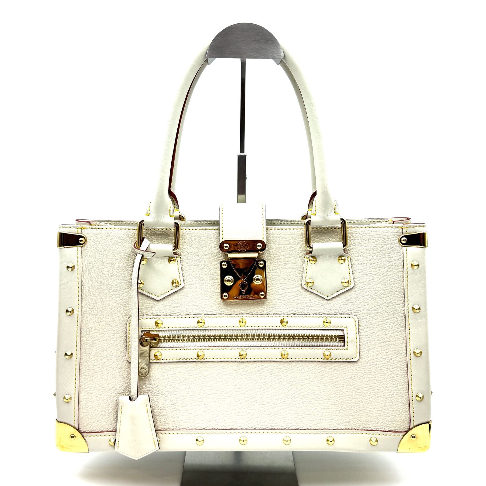 LOUIS VUITTON ルイヴィトン スハリ ファビュロー ブロン レザー ハンドバッグ M91815
