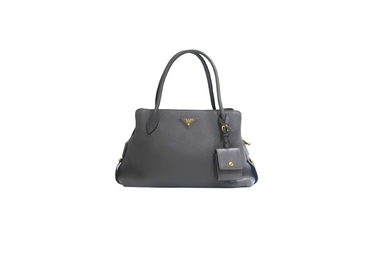 PRADA プラダ VITELLO DAINO 三角ロゴ トートバッグ
