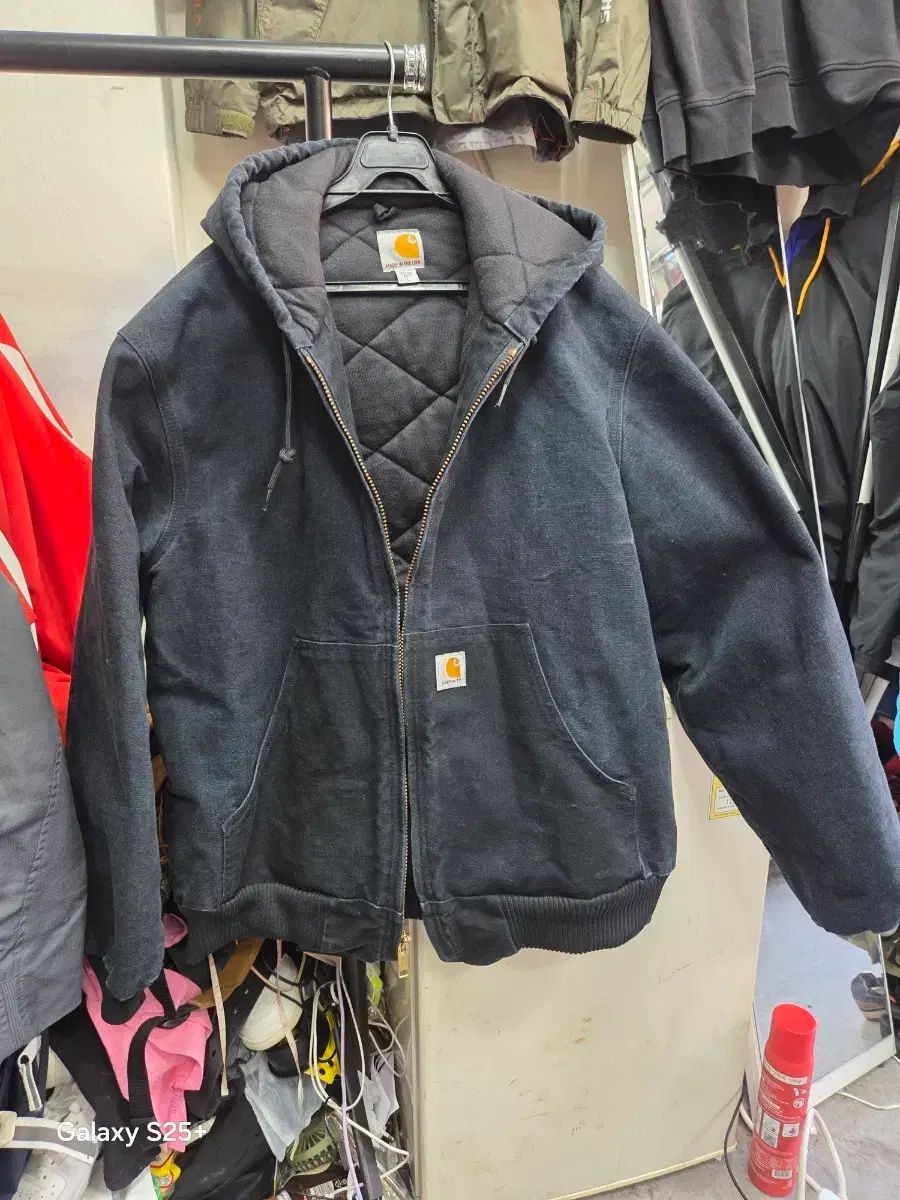 Carhartt カーハート フード ジップアップ ジャケット ブラック L
