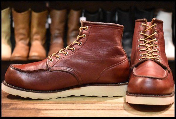 9.5E 良品 犬タグ 】レッドウィング 8875 アイリッシュセッター 赤茶