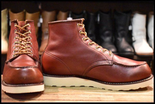 9.5E 良品 犬タグ 】レッドウィング 8875 アイリッシュセッター 赤茶