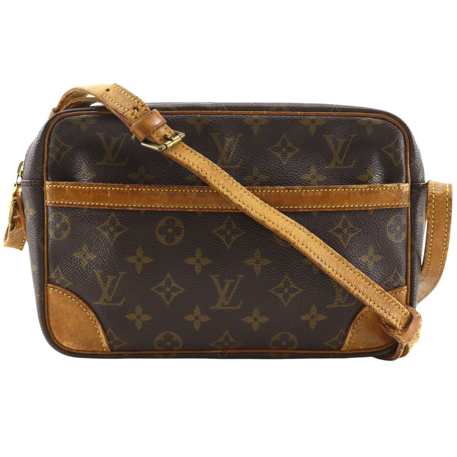 【LOUIS VUITTON】ルイ・ヴィトン トロカデロ27 ヴィンテージ M51274 モノグラムキャンバス 茶 843 ユニセックス ショルダーバッグ