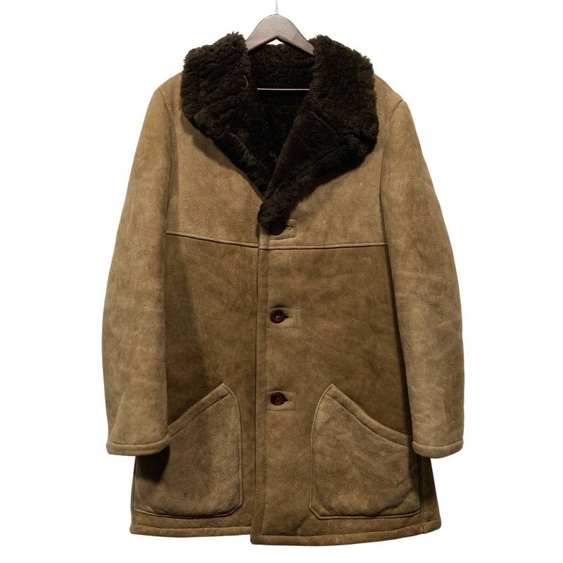 【中古品】 AMERICAN SHEEPHERDER アメリカンシープヘッダー SHEEPSKIN MOUTON COAT シープスキン ムートンコート USA製 【146-260624-as-10-izu】