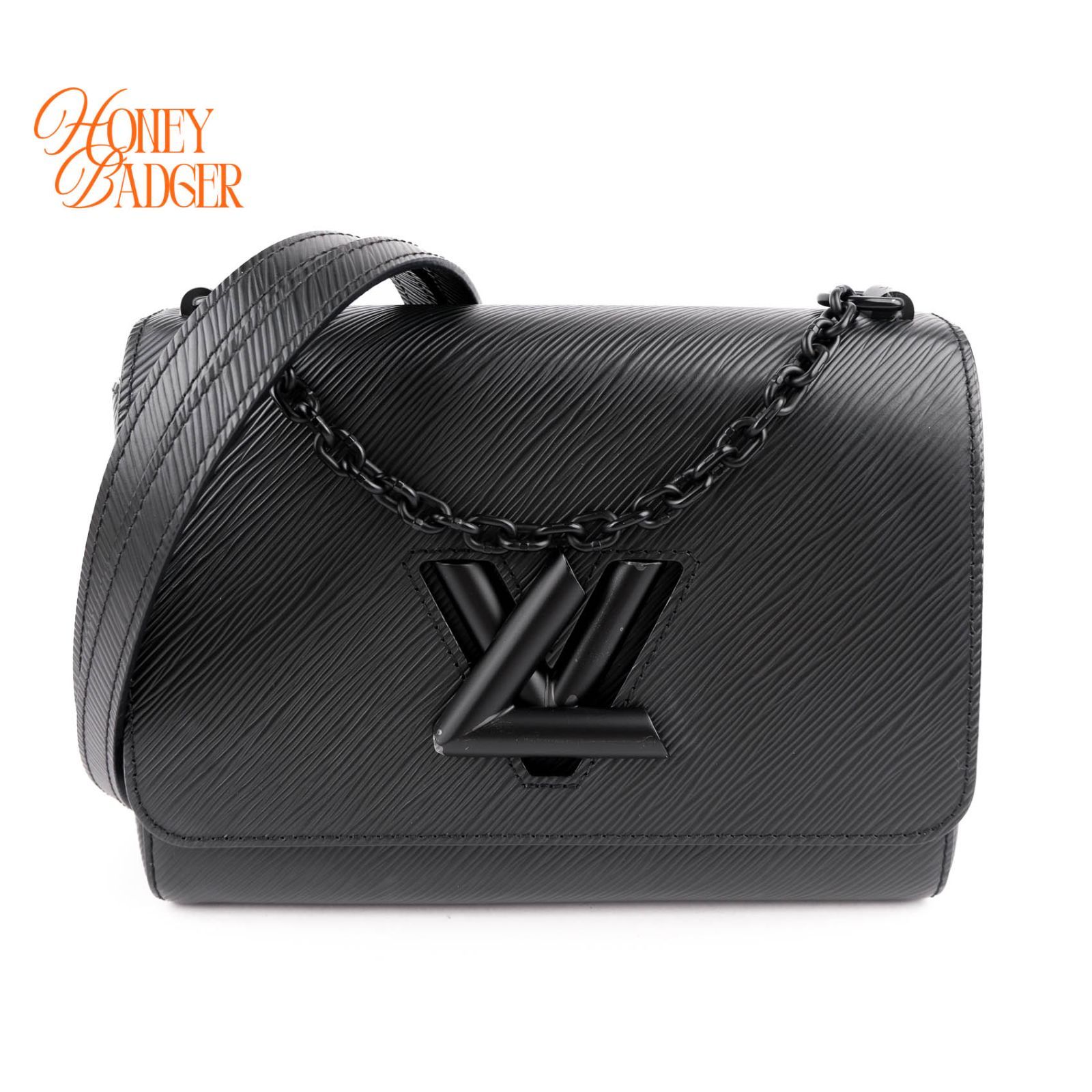 【新品同様】ルイヴィトン LOUIS VUITTON ツイストMM エピ ソーブラック 2WAY ショルダーバッグ