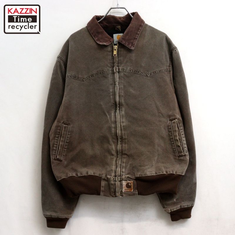 00s Carhartt サンタフェジャケット ダック ジャケット メンズ XLサイズ相当 ビッグサイズ オーバーサイズ