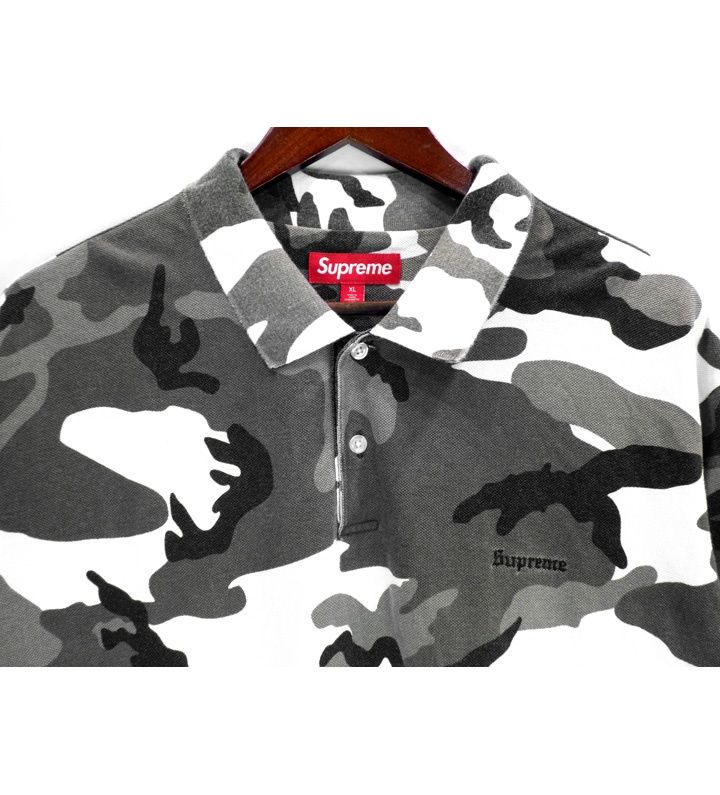 シュプリーム SUPREME 25SS 【 Washed Camo Polo Snow Camo