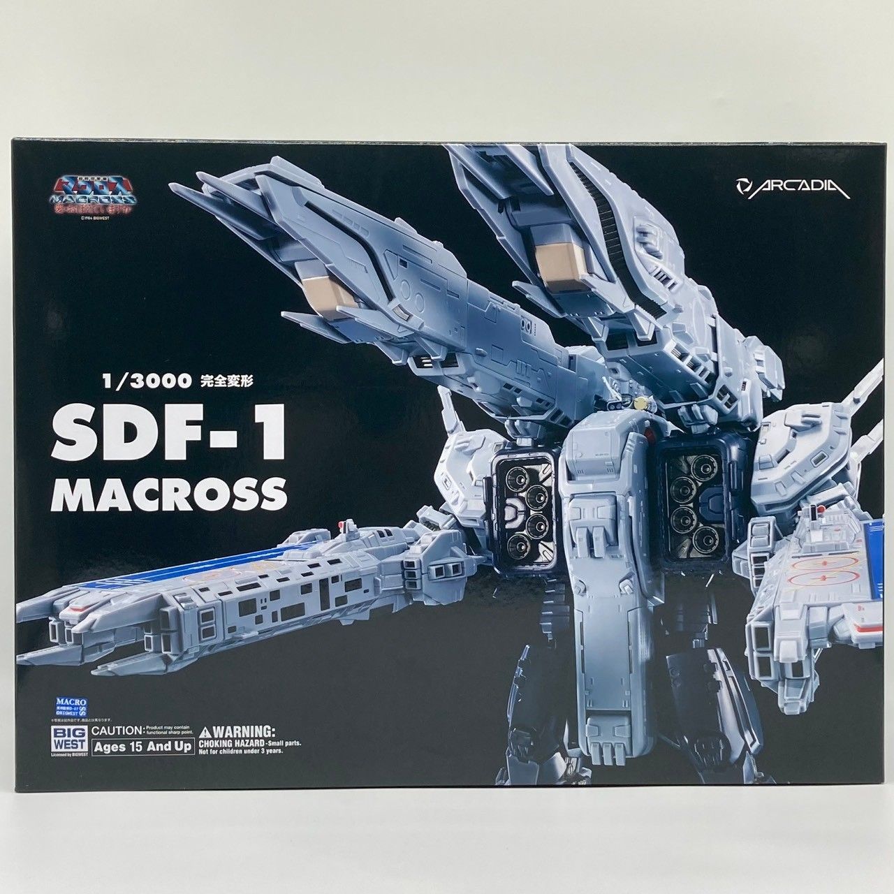 【未開封】マクロス1/3000 完全変形 SDF-1 アルカディア #nn