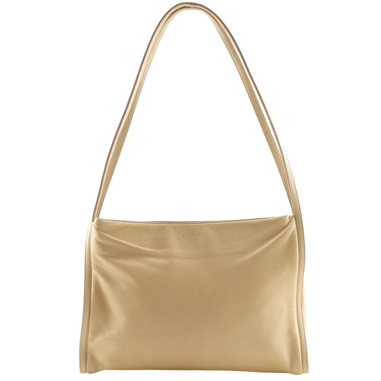 【LOEWE】ロエベ カーフ ベージュ レディース ショルダーバッグ