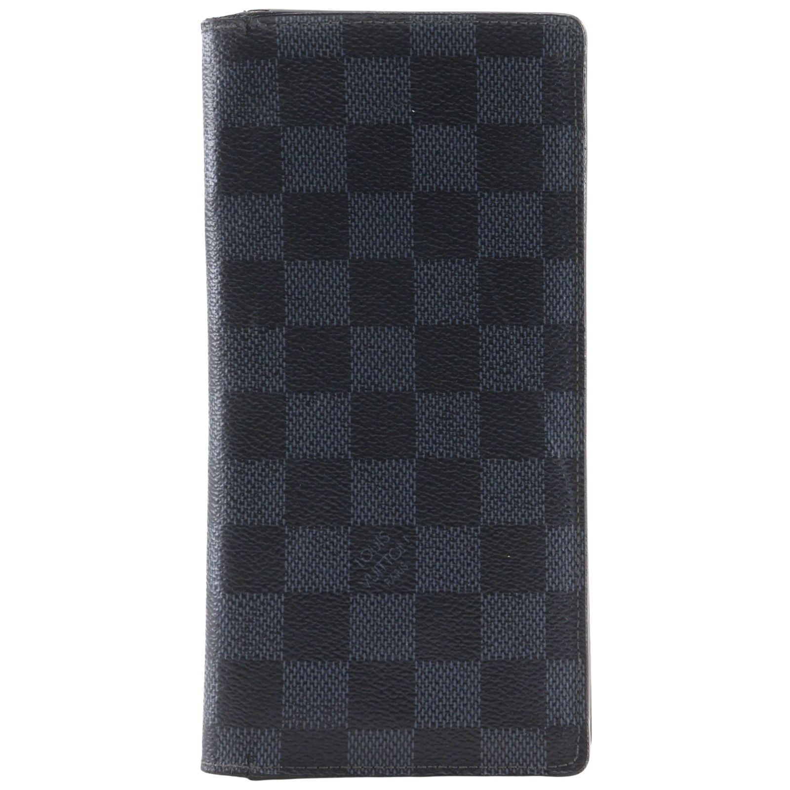 【LOUIS VUITTON】ルイ・ヴィトン ポルトフォイユ・ブラザ N62665 ダミエグラフィットキャンバス 黒 RI2174 メンズ 長財布
