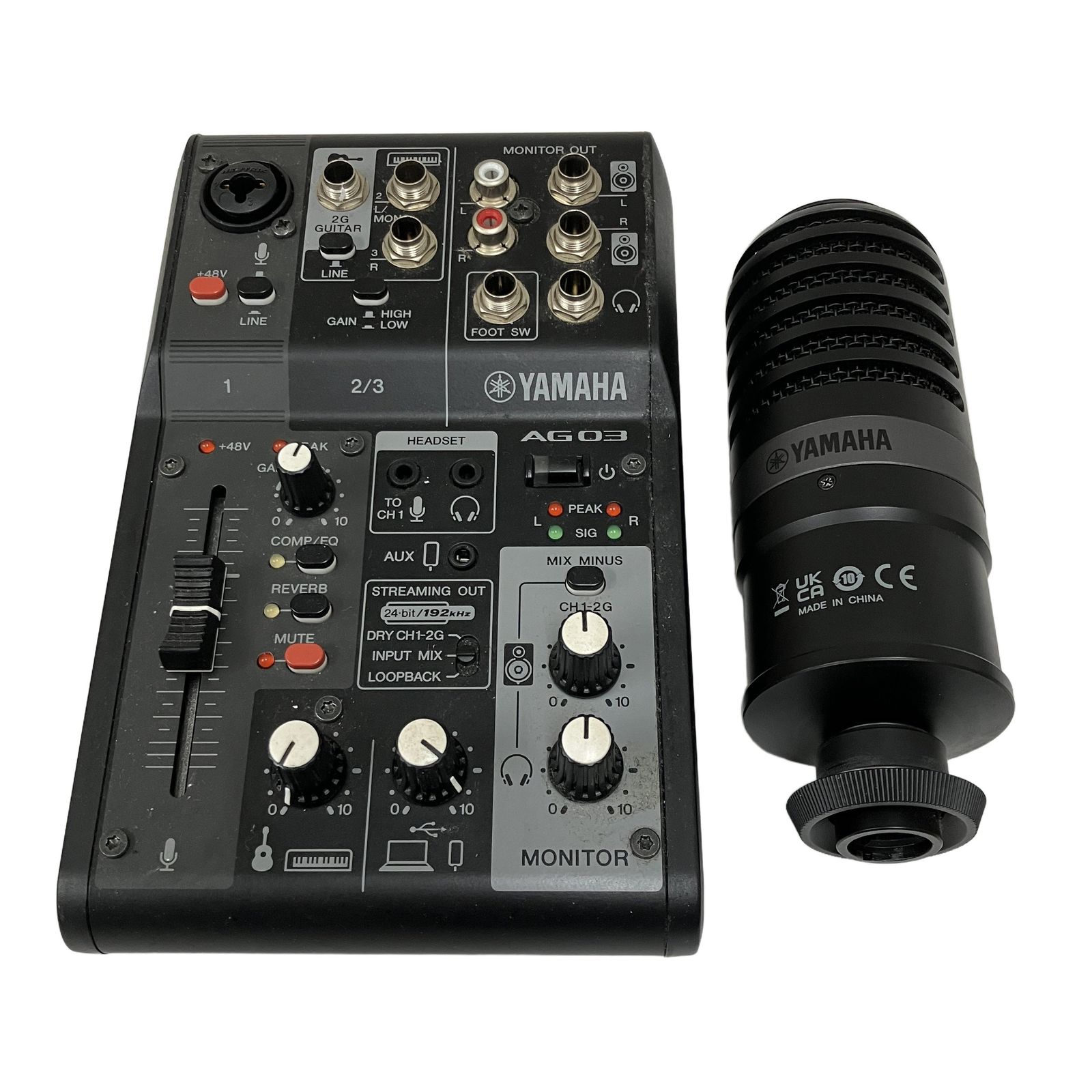 Yamaha AG03 ウェブレコーディングミキサー オーディオ