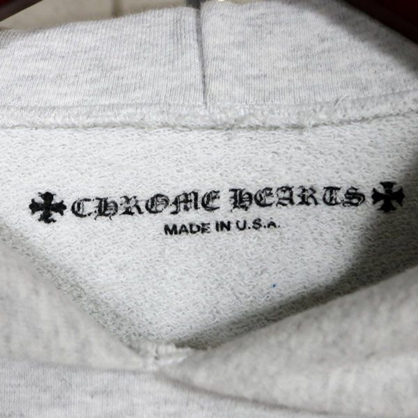 CHROME HEARTS 銀座店 クロムハーツ PPO BRAIN HD PLVR マッティボーイ パーカー 長袖 メンズ size:L グレー 103656