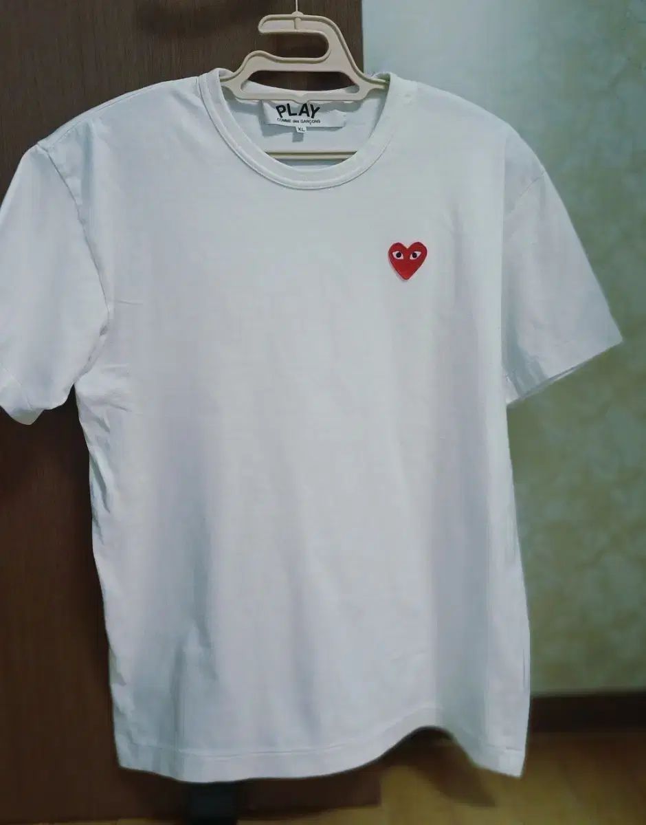 コム・デ・ギャルソン PLAY 半袖Tシャツ 白