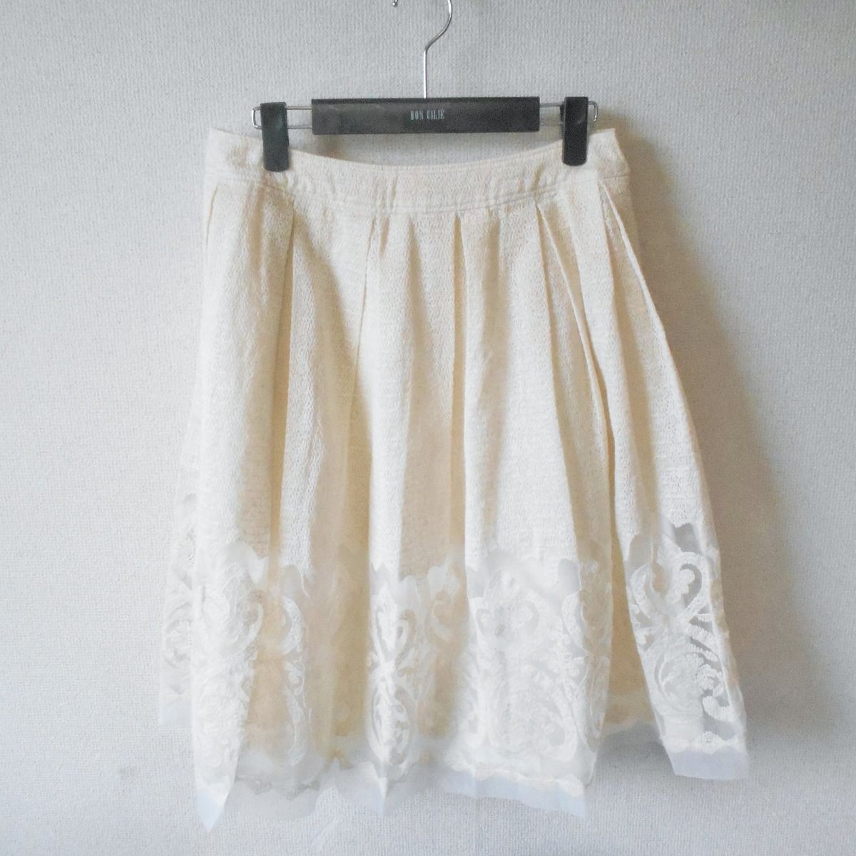 インゲボルグ INGEBORG スカート 11 麻 ブレンド 刺繍 入り レディース 夏