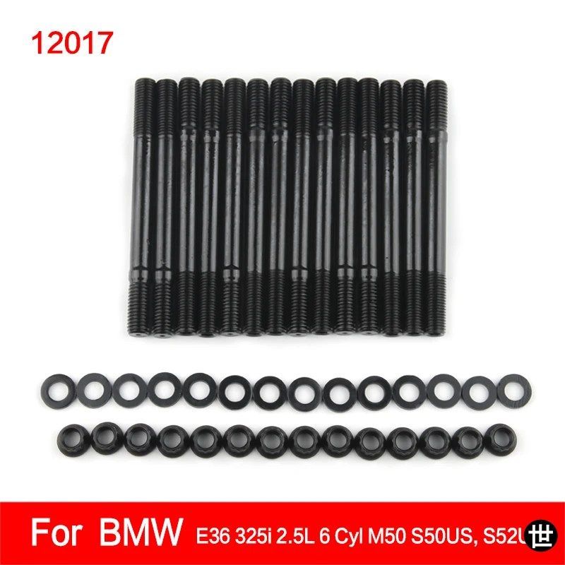 BMW E36325I 2.5L 6気筒 M503.0L S50US3.2L S52US 直列6気筒用 201-4302 シリンダーヘッドスタッドキット 12017