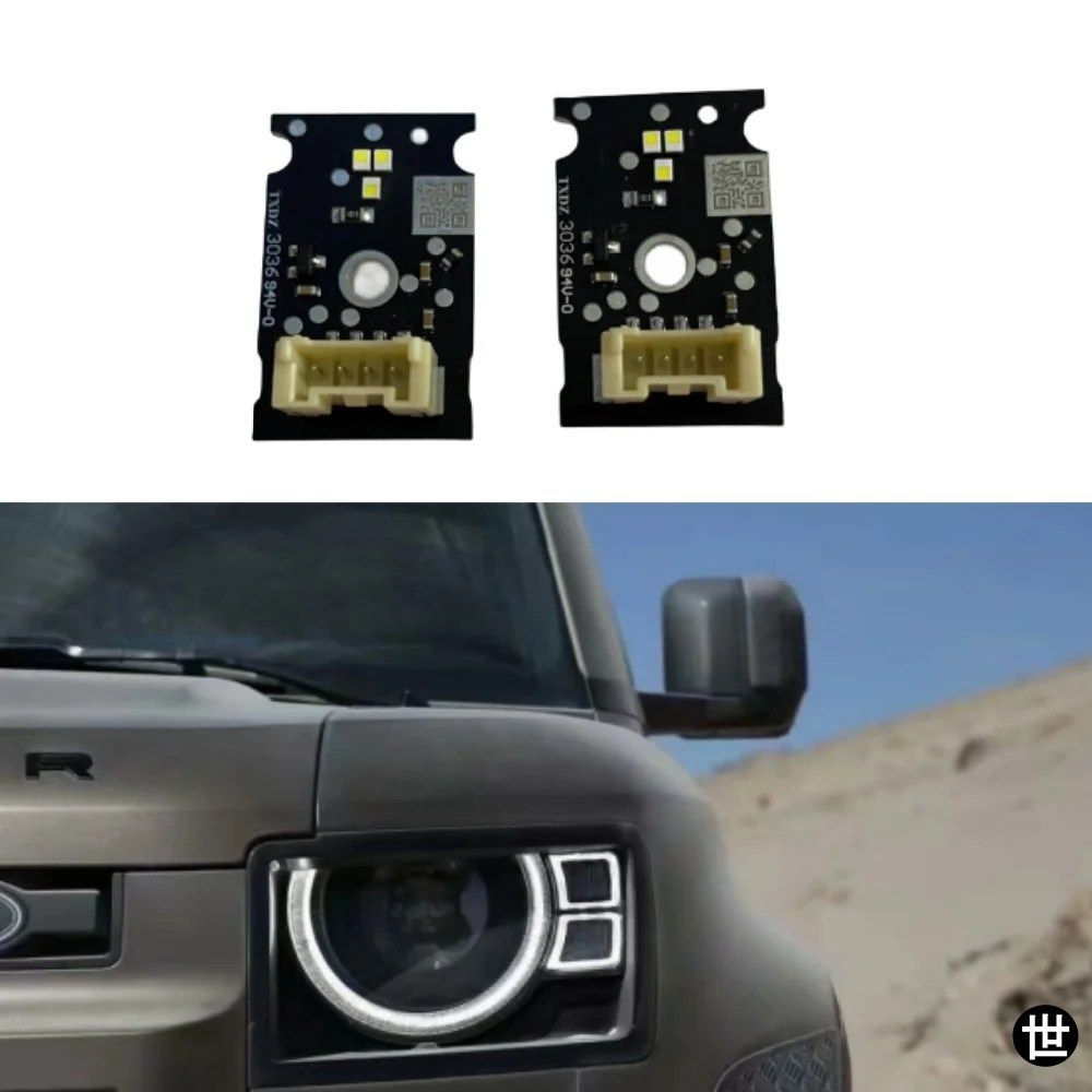 2020年2021年2022年式ランドローバーディフェンダー用ホワイトDRLボードヘッドライトデイタイムランニングライトモジュールCML-G5M3 5120-1