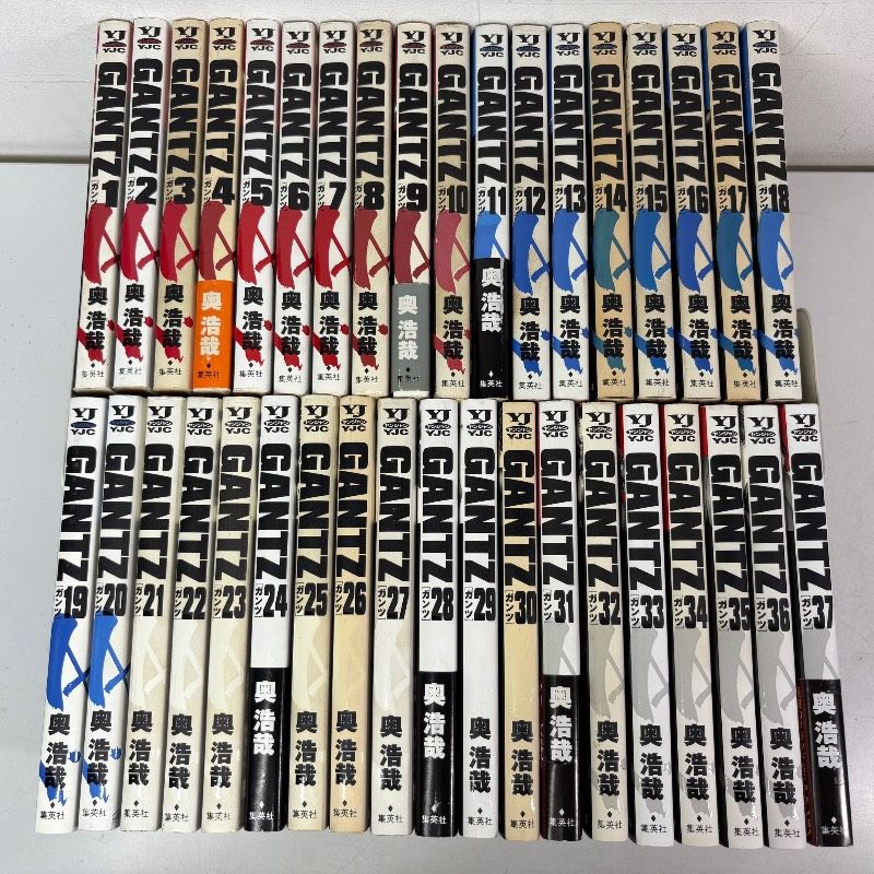 GANTZ　ガンツ　1-37巻　全巻セット　コミックセット　漫画　まとめ売り　comic　Japanese　Manga