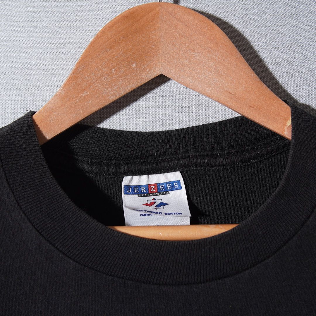 90s USA製 ジャージーズ JERZEES Tシャツ L ブラック ヴィンテージ