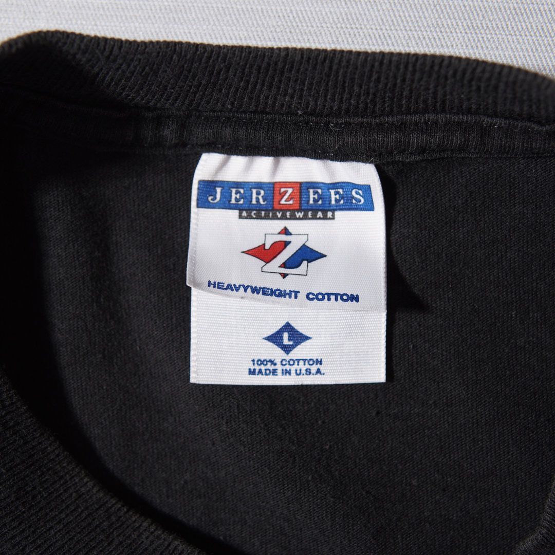 90s USA製 ジャージーズ JERZEES Tシャツ L ブラック ヴィンテージ
