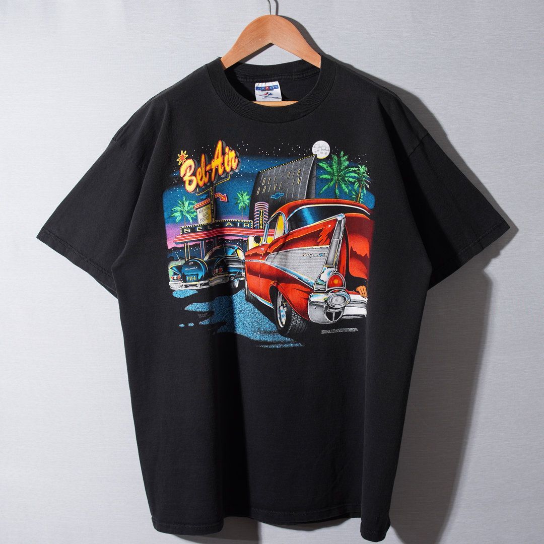 80s - 90s JERZEES ボディ Sounds USA製 Tシャツ 90s USA製 ジャージーズ JERZEES Tシャツ L ブラック ヴィンテージ