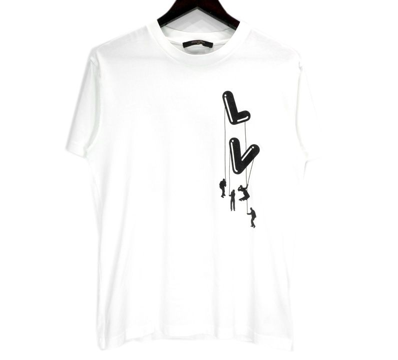 ルイヴィトン LOUIS VUITTON 21SS 【 RM211 NPG HKY86W 】 バック LV ロゴ フローティング バルーン 半袖 Tシャツ n11392