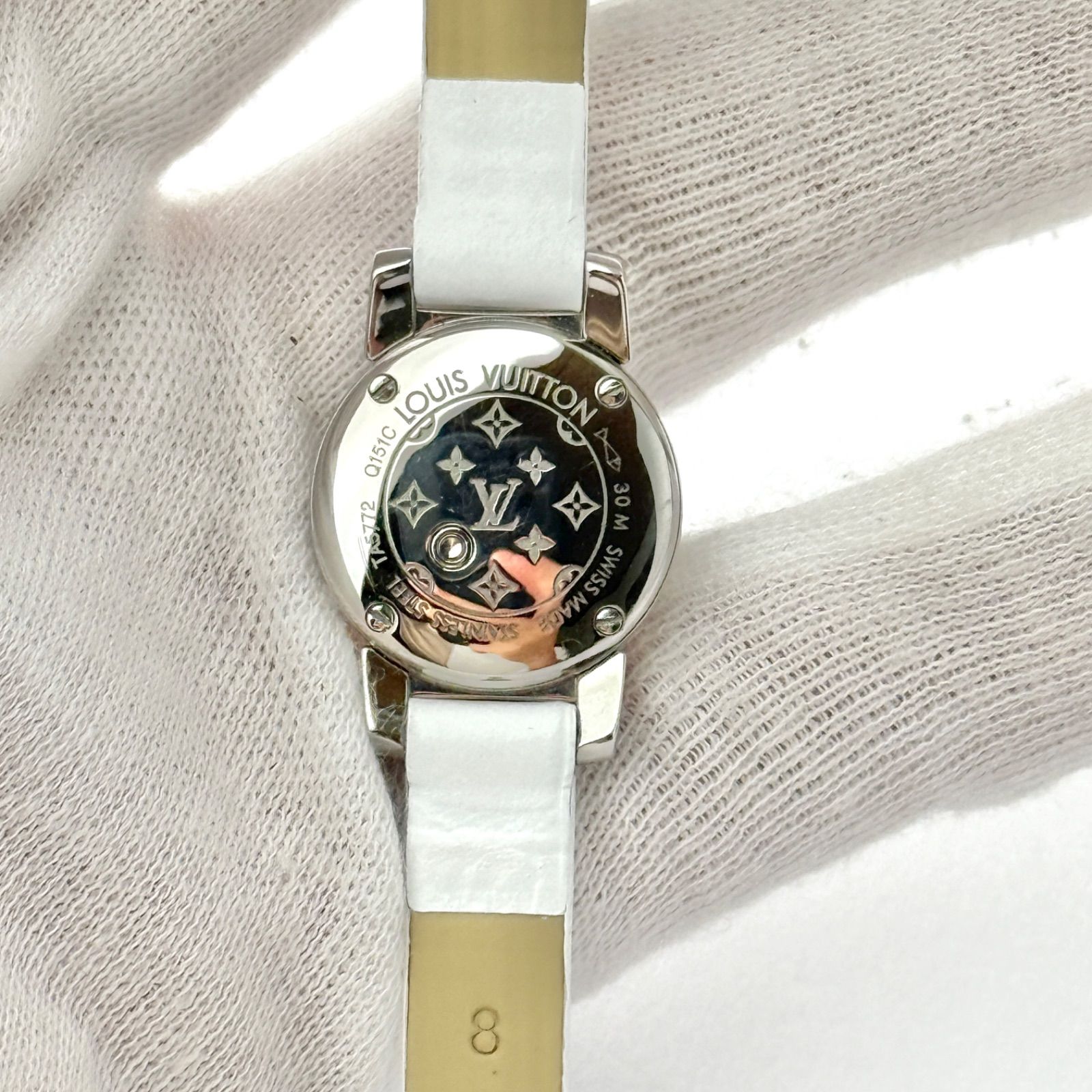 美品】ルイヴィトン タンブールビジュ Q151C シェル 腕時計 829 - メルカリ