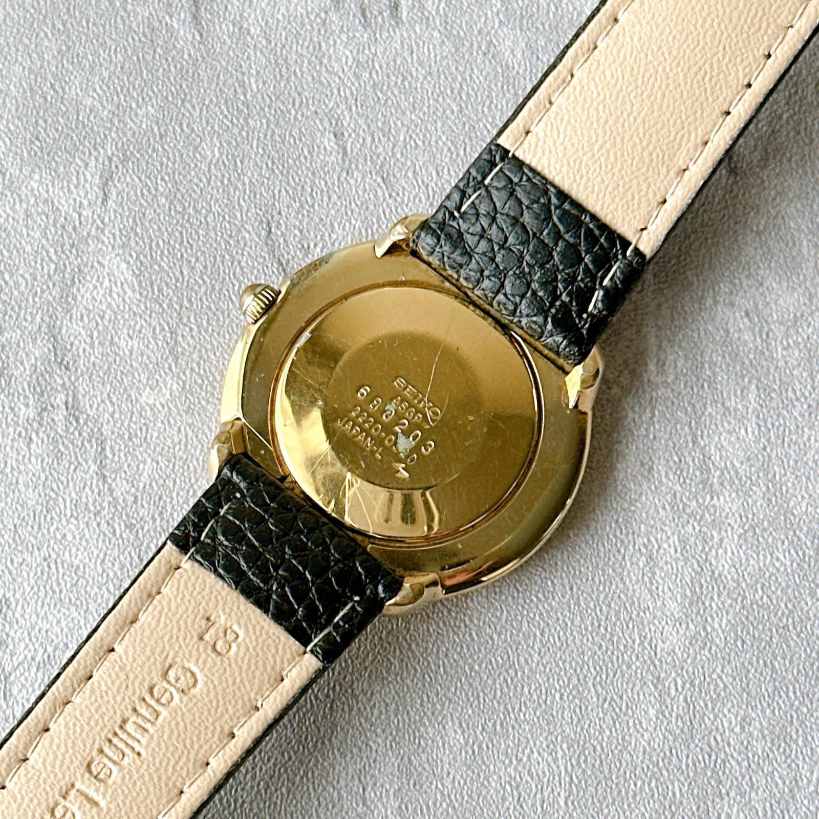 SEIKO CHARIOT セイコーシャリオ 2220-0520 ツートンダイヤル ゴールド