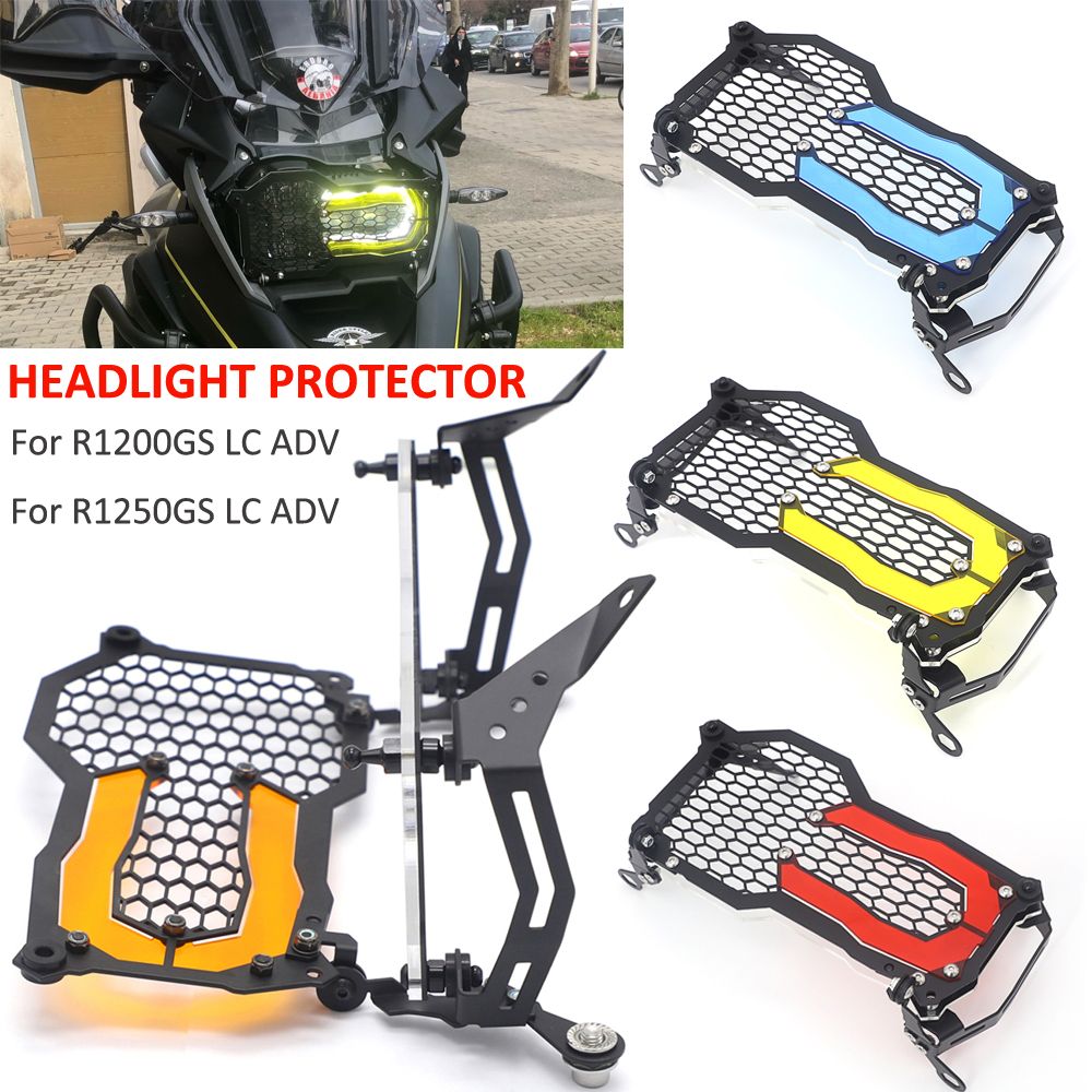BMW R1200GS R1250GS 1250GSアドベンチャー対応 ヘッドライトプロテクター アクリルランプパッチ