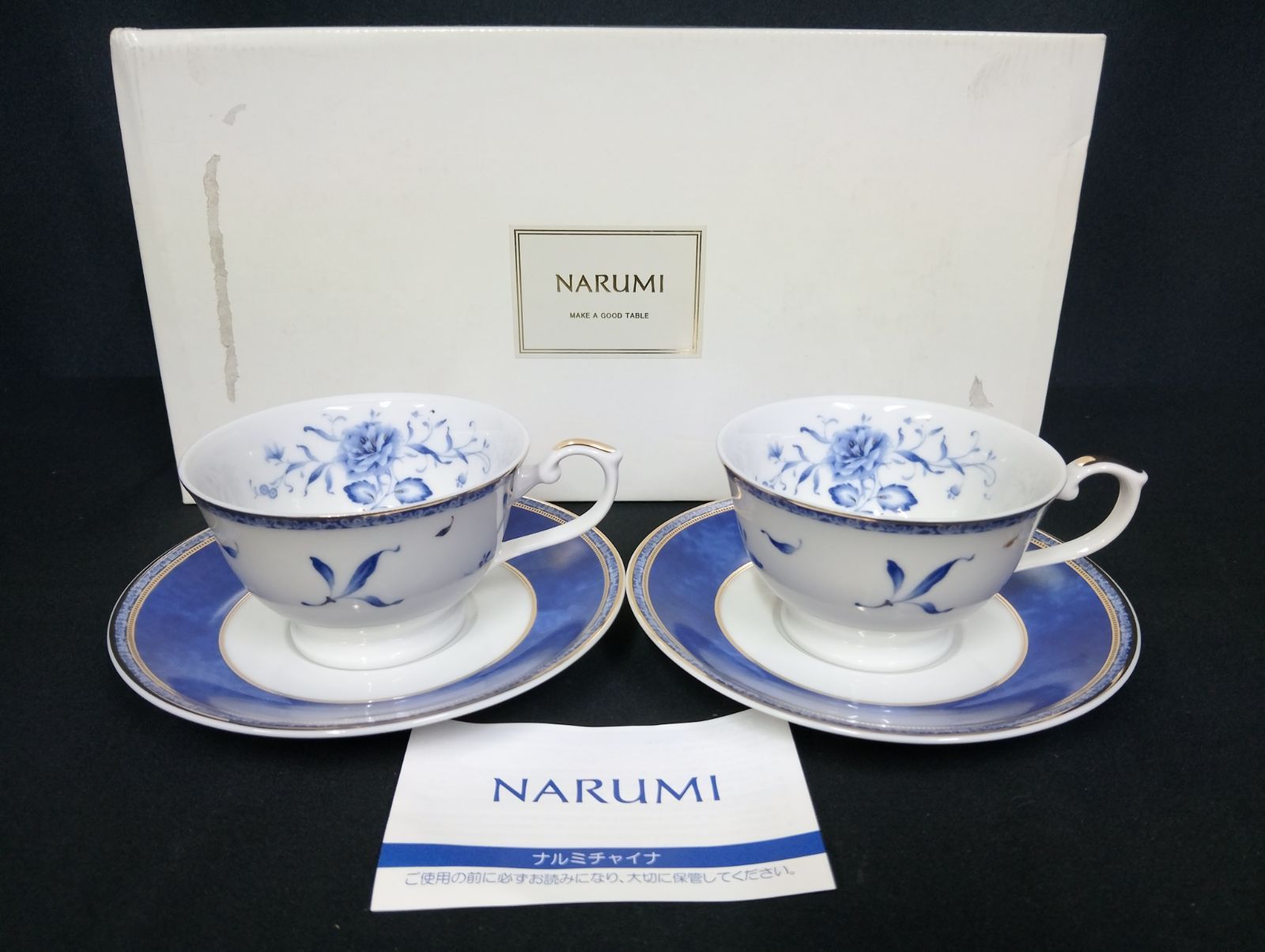 V045 NARUMI ナルミ カップルティーセット ペア カップ＆ソーサー