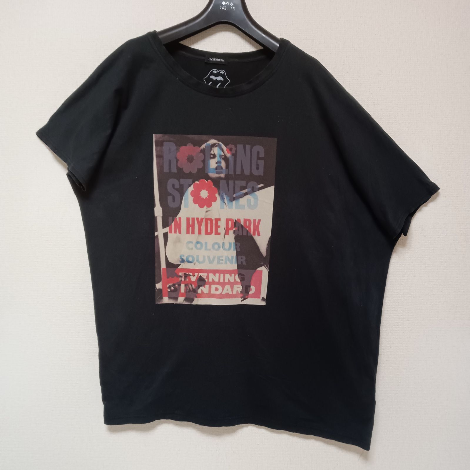 ヒステリックグラマー×ローリングストーンズ 半袖Tシャツ HYSTERIC GLAMOURヒステリックグラマーローリングストーンズ半袖T