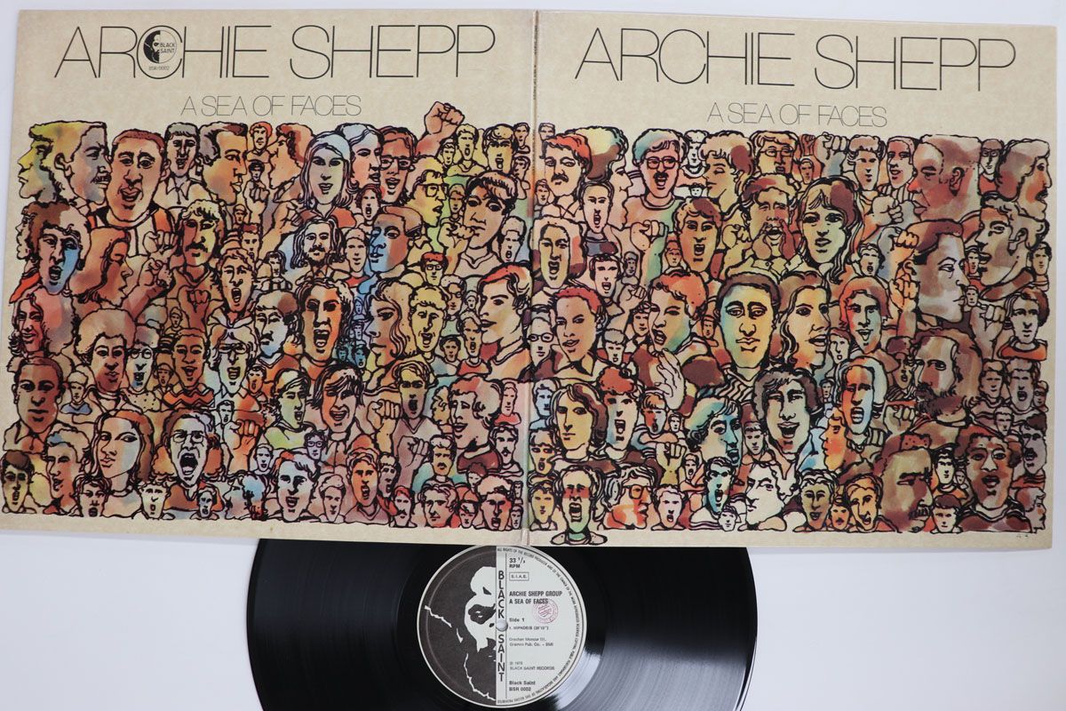 LP Archie Shepp A Sea Of Faces BSR0002 BLACK SAINT /00400