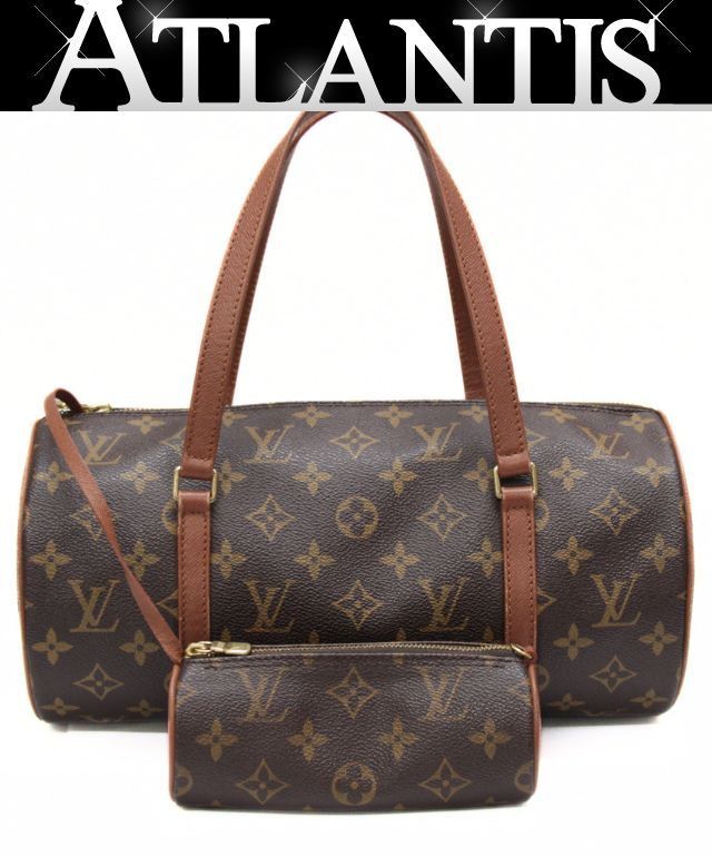 ルイヴィトン Louis Vuitton 旧型 パピヨン30 ハンドバッグ ポーチ付き