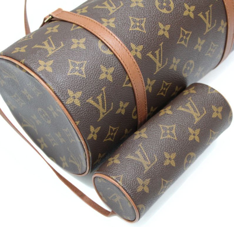 ルイヴィトン Louis Vuitton 旧型 パピヨン30 ハンドバッグ ポーチ付き