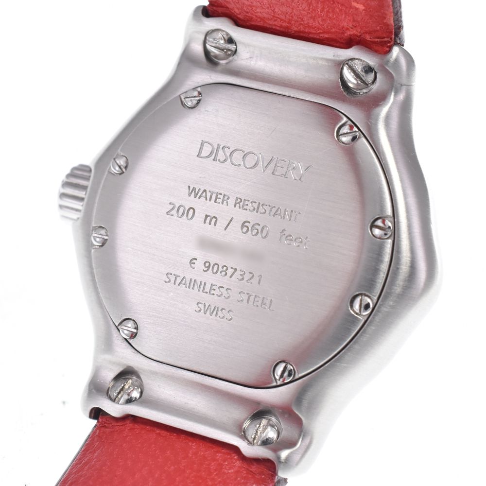 EBEL エベル　ディスカバリー　レディース腕時計 レッド エベル EBEL E9087321 ディスカバリー デイト レッド クォーツ