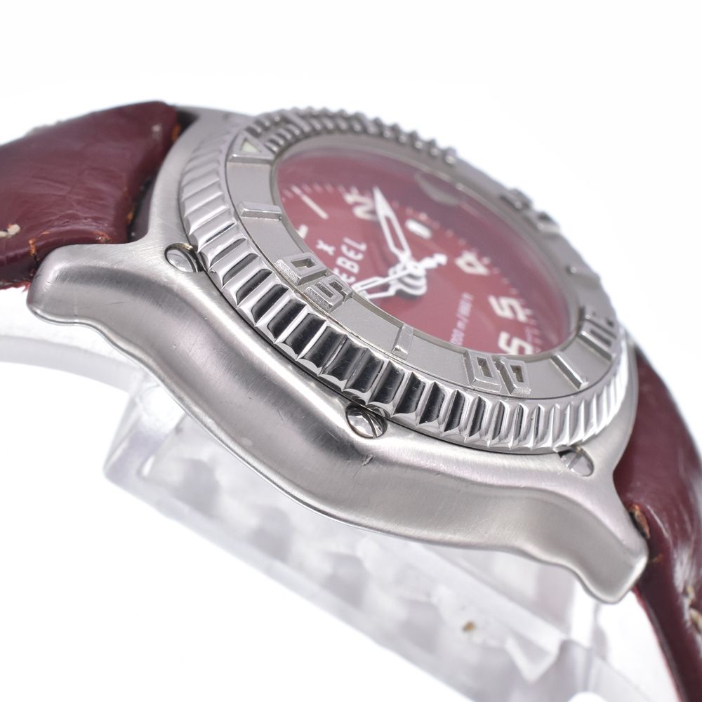 エベル EBEL E9087321 ディスカバリー デイト レッド クォーツ