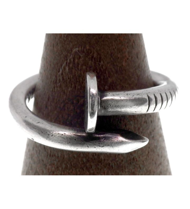 クロムハーツ CHROME HEARTS 【 NAIL FLAT RING 】 ネイル フラット