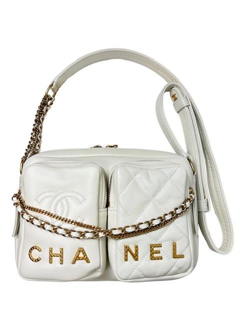 シャネル 入手困難！23Cチェーン付ポケットデザインカメラバッグショルダー CHANEL