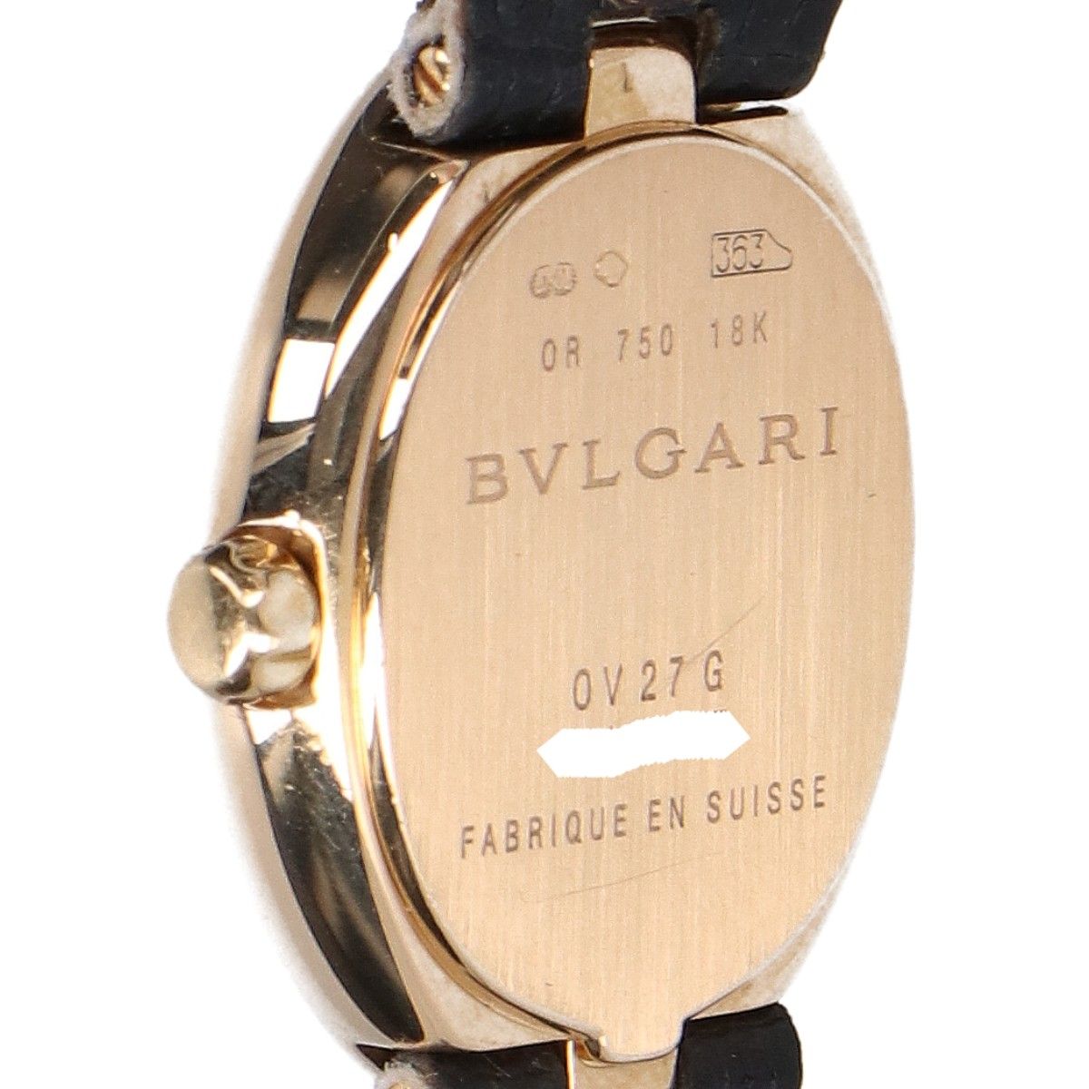 BVLGARI ブルガリ 仕上げ済み 750 OV27G オーバル 12Pダイヤモンド