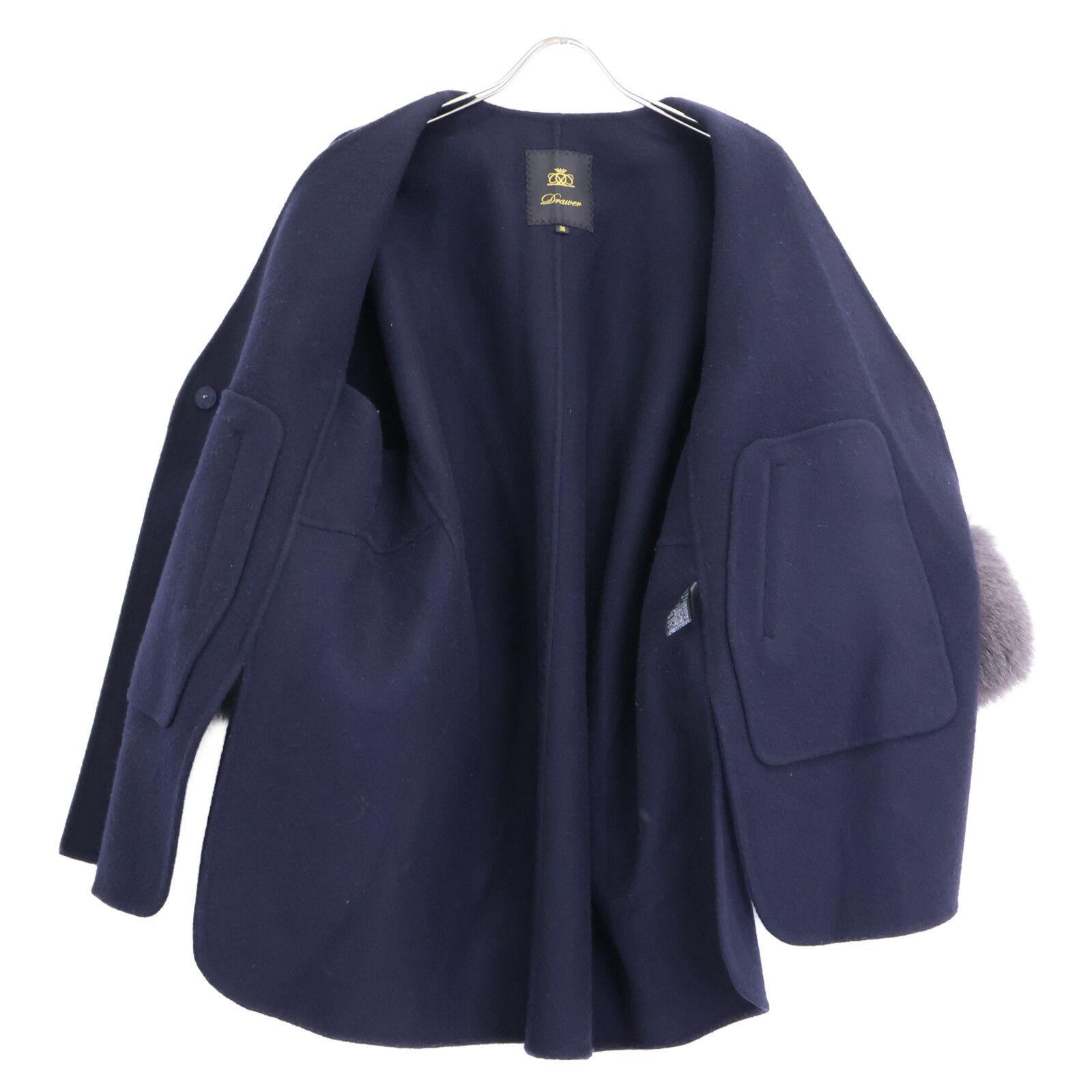 DRAWER ドゥロワー 【美品/25年製】6522-2-000014 ウールケヌキ