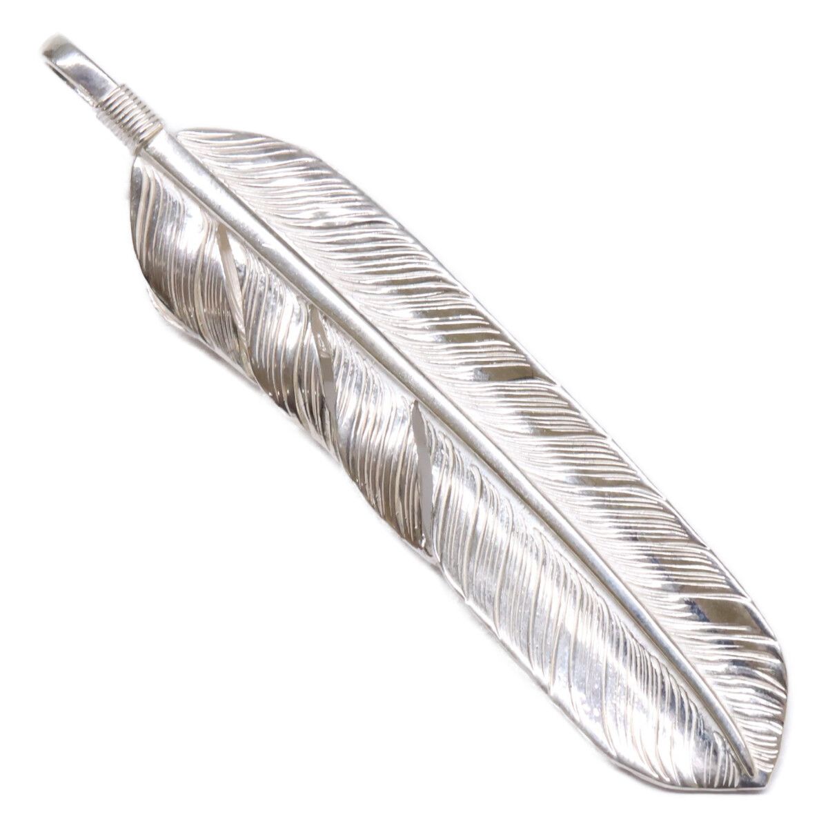 WASHIMITARO　鷲見太郎　【新品同様】SV925 L flight feather 01/heart feather/K18YG cup doublet - サムネイル