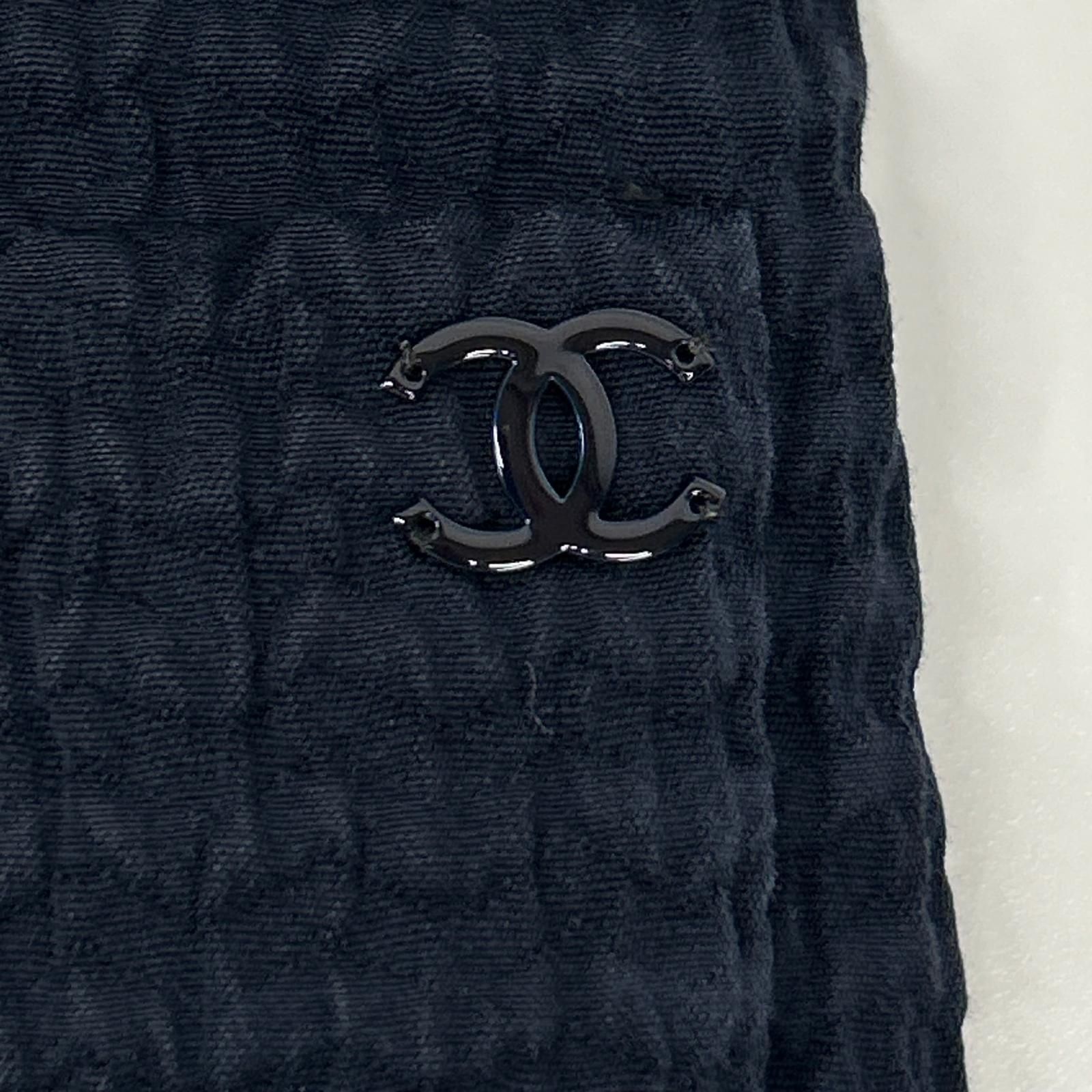 CHANEL シャネル P53150V38328 ネイビー ノースリーブ ワンピース 42 