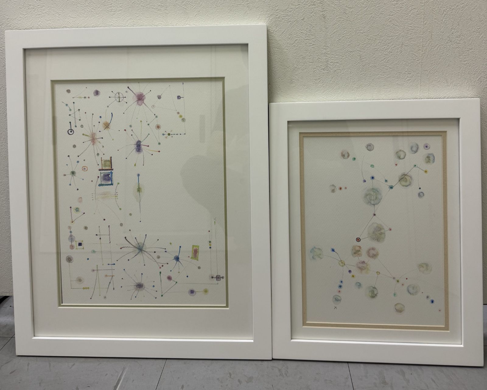 M♦額縁　絵画　まとめ売り　13点 額縁付】抽象画 2点セット - メルカリ