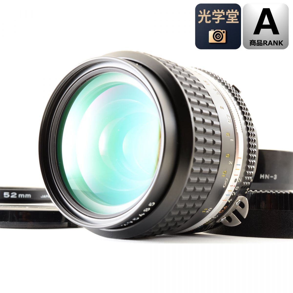 Nikon Ai-s Nikkor 35mm f2 広角 単焦点 カメラレンズ 交換レンズ フード付 ニコン