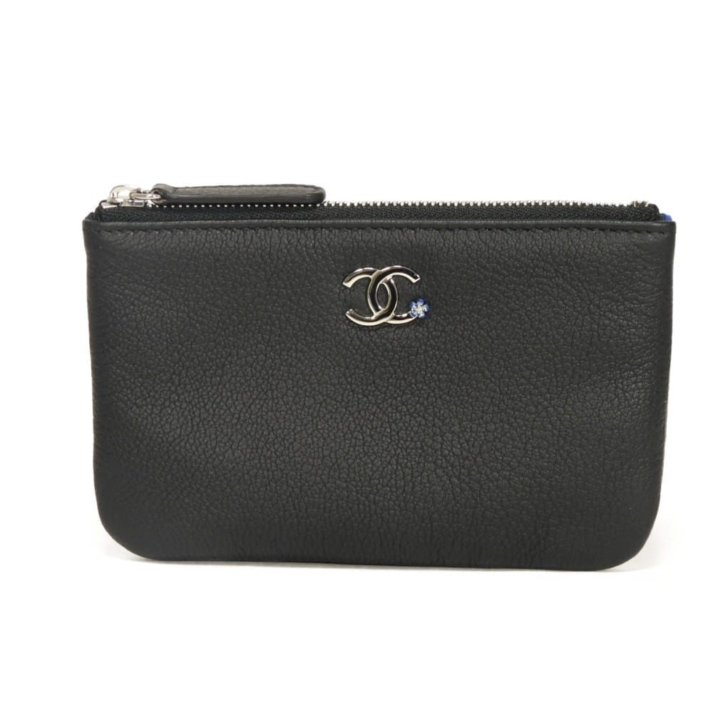 CHANEL シャネル ココマーク プチカメリア ミニ ジップ ポーチ 美品 27