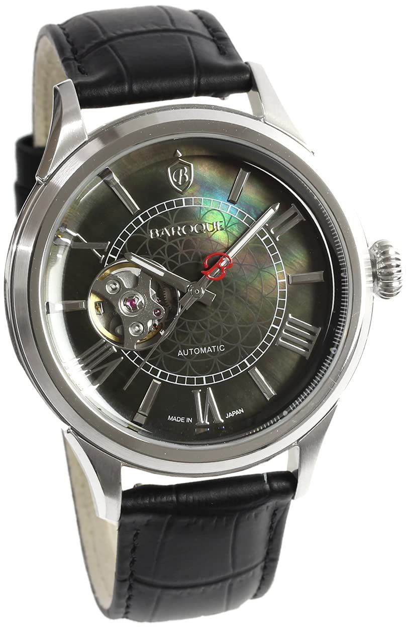 BAROQUE(バロック) バロック BA3004S-60BK メンズ 腕時計 牛本革イタリアンレザー BAROQUE