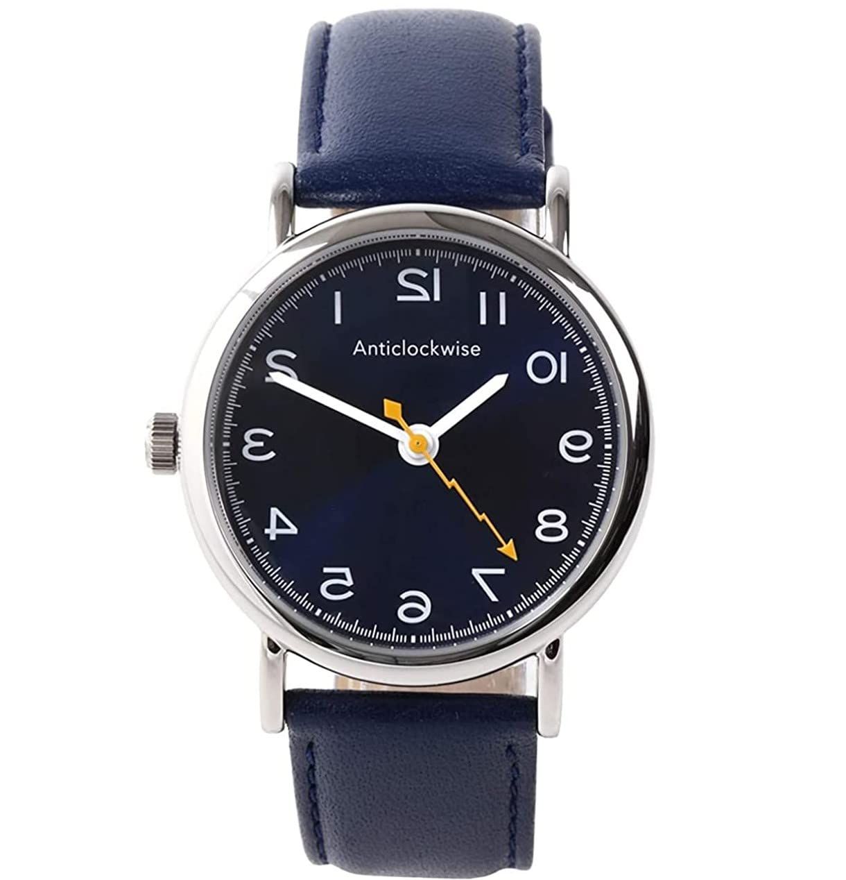 TWC ∞ Tokyo Watch Company 逆回転時計 アンチクロックワイズ Anticlockwise-blue 100本限定